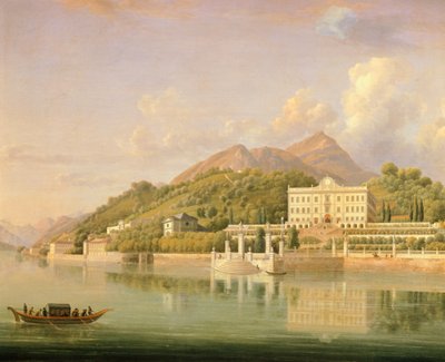 View of Villa Sommariva by Jean-Joseph-Xavier Bidauld