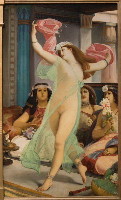 Oriental Dancer in a Harem by Jean Jules Antoine Lecomte du Nouy