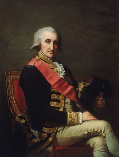 Admiral Lord George Brydges Rodney by Jean Laurent Mosnier