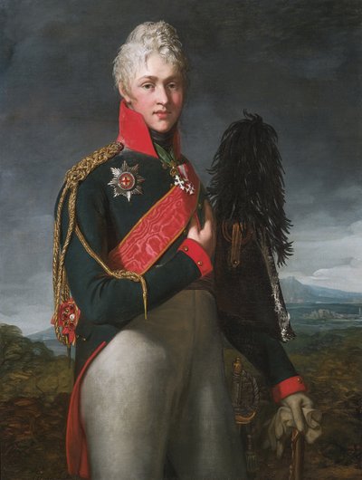 Portrait of Arkadi Alexandrovich Suvorov 1784-1811, Count Rymniksky, 1805 by Jean Laurent Mosnier