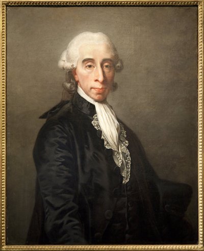 Portrait of Jean Sylvain Bailly, French Scientist and Politician, Elected First Mayor of Paris on 15 July 1789 during the French Revolution, Guillotined during the Terror by Jean Laurent Mosnier