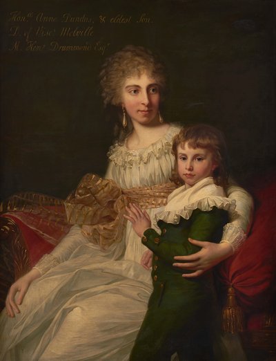 Portrait of the Hon. Mrs Henry Drummond with her son, Henry by Jean Laurent Mosnier