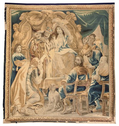 Brussels tapestry from a set of six, c.1650 by Jean Le and Eggermans Daniel II Clerc