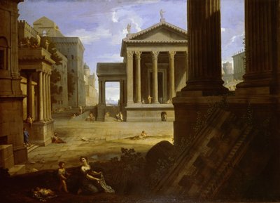 Square of an Ancient City by Jean Le Maire