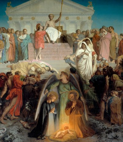 The Century of Augustus (central detail: The Nativity) by Jean Leon Gerome