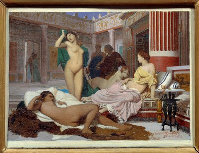 Greek Interior by Jean Leon Gerome