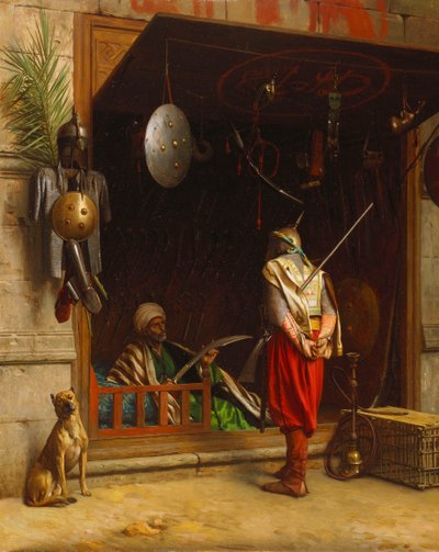 The Arms Market in Cairo by Jean Leon Gerome