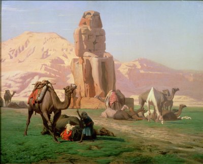 The Colossus of Memnon by Jean Leon Gerome