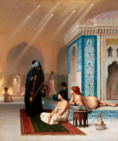 The Pool of the Harem by Jean Leon Gerome