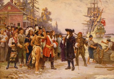 The Landing of William Penn, c.1930 by Jean Leon Gerome Ferris