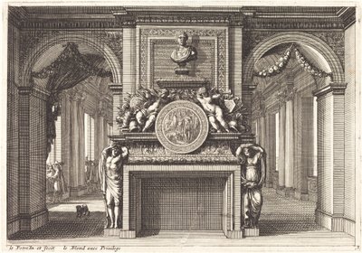 Fireplaces and Other Interior Decorations by Jean Lepautre