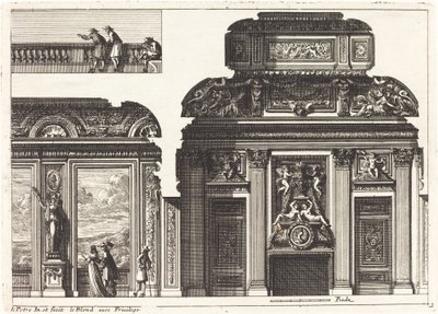 Fireplaces and Other Interior Decorations by Jean Lepautre
