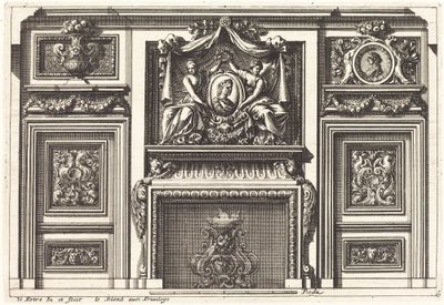 Fireplaces and Other Interior Decorations by Jean Lepautre