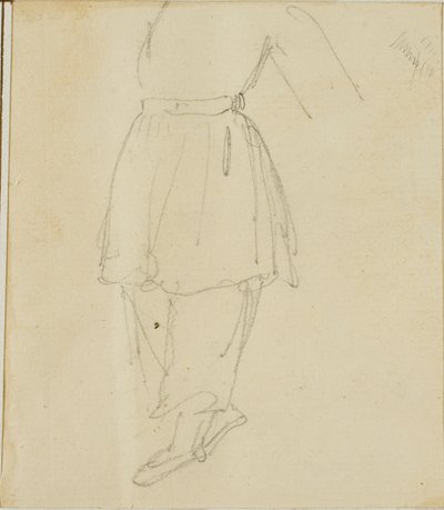 Lower Part of a Figure in Working Clothes by Jean Louis André Théodore Géricault