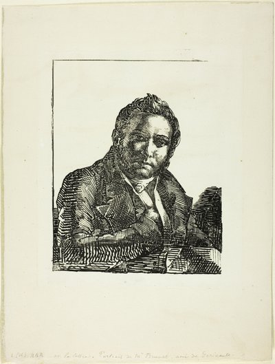 Portrait of Auguste Brunet by Jean Louis André Théodore Géricault