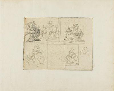 Studies by Jean Louis André Théodore Géricault
