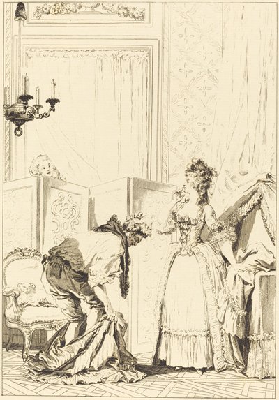 The Cuckold Beaten and Content by Jean Louis Delignon and Antoine Jean Duclos after Jean Honoré Fragonard