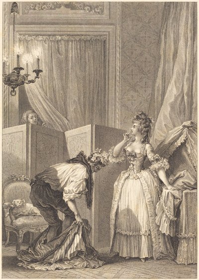 The Cuckold Beaten and Content by Jean Louis Delignon and Antoine Jean Duclos after Jean Honoré Fragonard