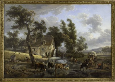 The mill by Jean Louis Demarne