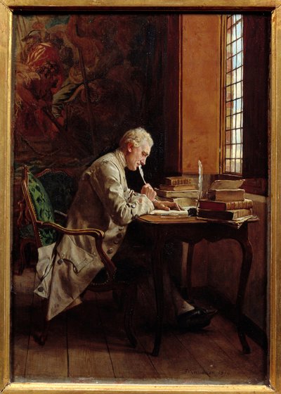 A poet by Jean Louis Ernest Meissonier