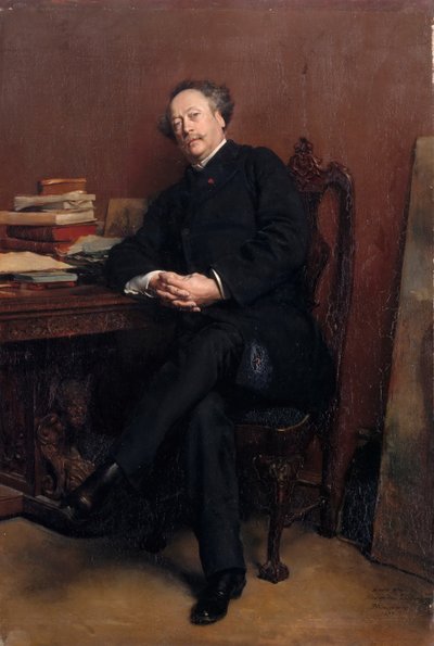Alexandre Dumas, fils by Jean Louis Ernest Meissonier