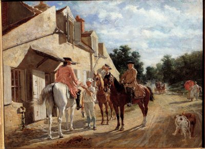 Au Tourne-bride, Also Known as Tournebride en Bois de Saint-Germain by Jean Louis Ernest Meissonier