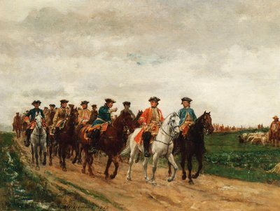 Marshal Saxe and His Troops by Jean Louis Ernest Meissonier