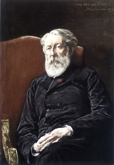 Portrait of Hetzel by Meissonnier in 1879, 