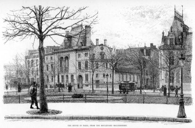 The House in Paris, from the Boulevard Malesherbes by Jean Louis Ernest Meissonier
