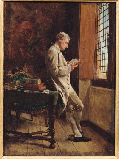 The Reader in White, 1857 by Jean Louis Ernest Meissonier