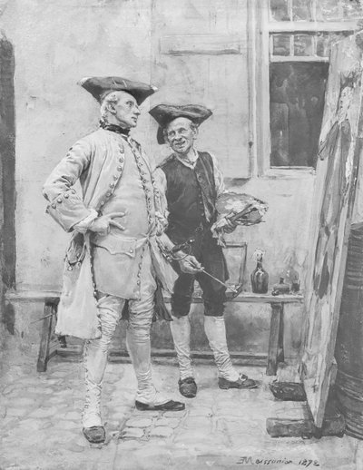 The Sign Painter by Jean Louis Ernest Meissonier