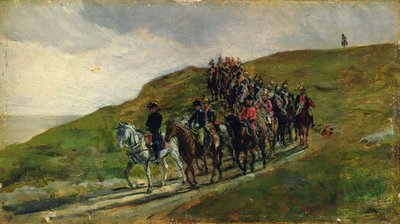 The Advance Guard of an Army by Jean Louis Ernest Meissonnier