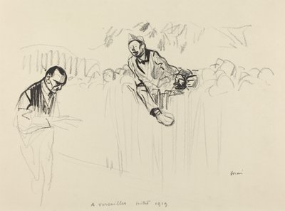 A Versailles juillet 1919 by Jean Louis Forain