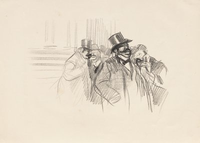 At the Stock Exchange, c. 1900 by Jean Louis Forain