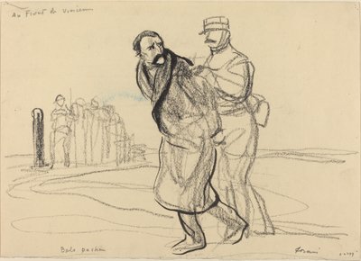 Au Front de Vincennes. Bolo Pacha, c. 1914-1919 by Jean Louis Forain