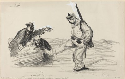 At Piraeus - The Departure of the Germans by Jean Louis Forain