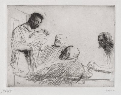 Before the Meal at Emmaus by Jean Louis Forain