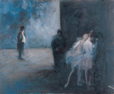 Backstage - Symphony in Blue by Jean Louis Forain
