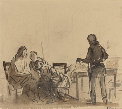 Before the Repast at Emmaus by Jean Louis Forain