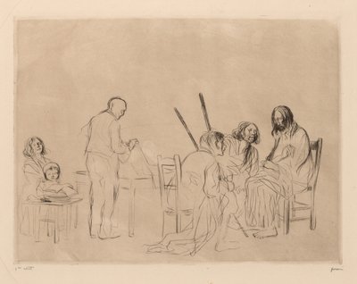 Before the Supper at Emmaus by Jean Louis Forain