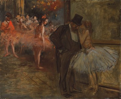 Dancer and Abonne, at the Opera by Jean Louis Forain