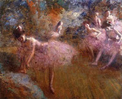 Dancers in Pink by Jean Louis Forain
