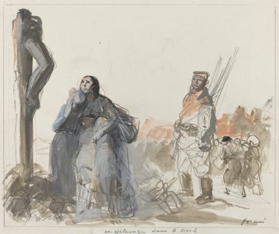 En esclavage dans le Nord, c. 1914-1919 by Jean Louis Forain