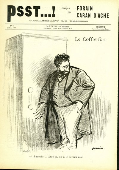 Illustration by Jean-Louis Forain in Psst...! by Jean Louis Forain