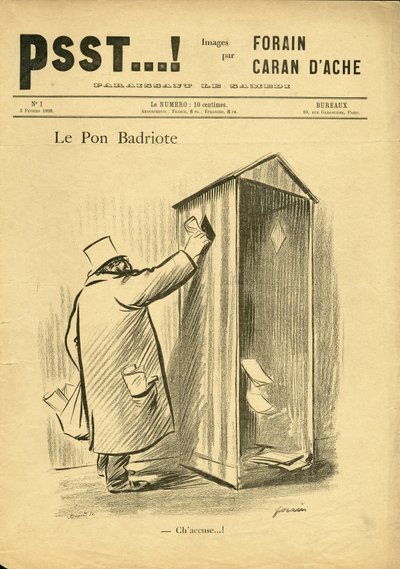 Illustration by Jean-Louis Forain in Psst...! by Jean Louis Forain
