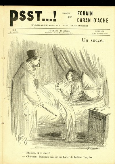 Illustration by Jean-Louis Forain in Psst...! by Jean Louis Forain
