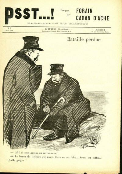 Illustration by Jean-Louis Forain in Psst...! by Jean Louis Forain