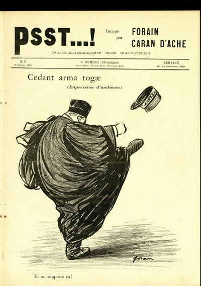 Illustration by Jean-Louis Forain in Psst...! by Jean Louis Forain