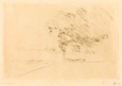 In the Park at Versailles (first plate) by Jean Louis Forain