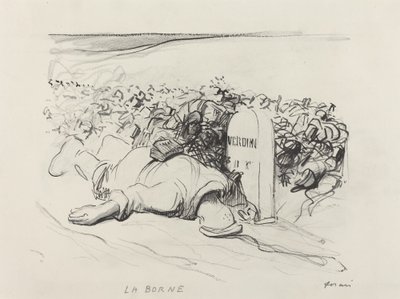 La Borne, Verdun, c. 1916 by Jean Louis Forain